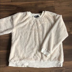 Faux fur long sleeve